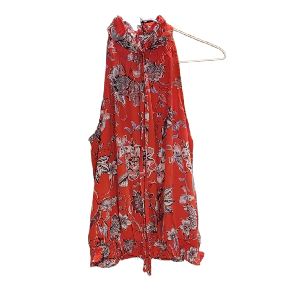 NEW YORK & COMPANY Soho Jeans Tank Blouse Red